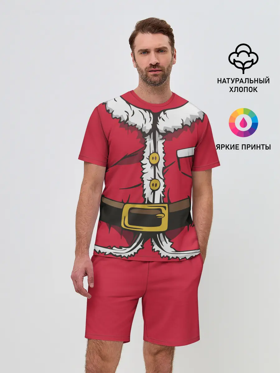 Мужской костюм с шортами / Санта