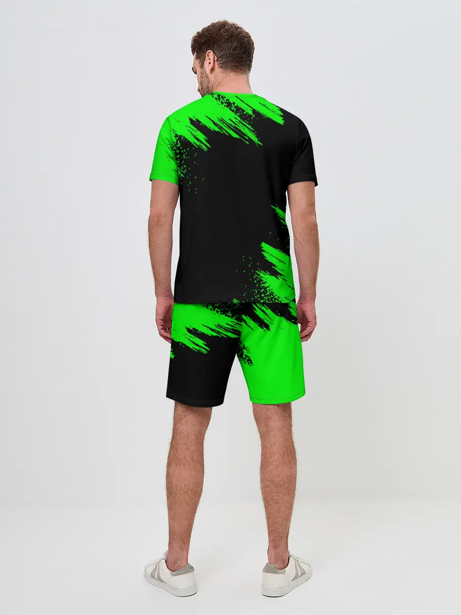 Мужской костюм с шортами / MINECRAFT CREEPER