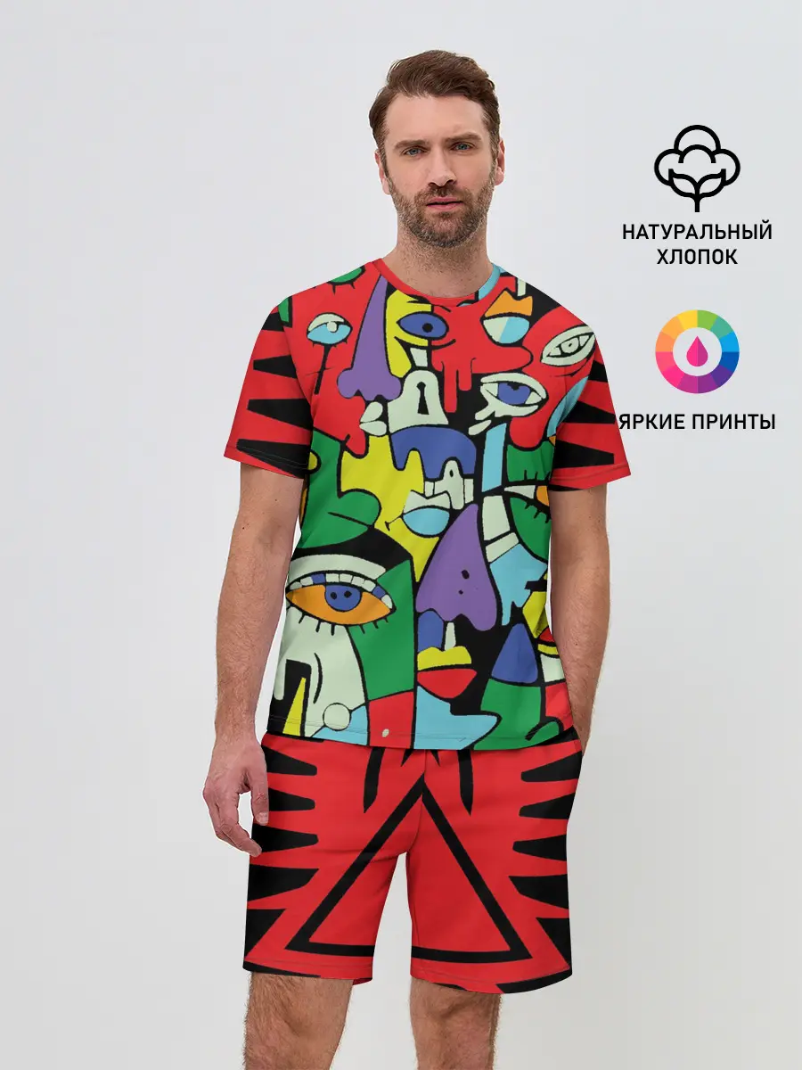 Мужской костюм с шортами / MNOGOLICE