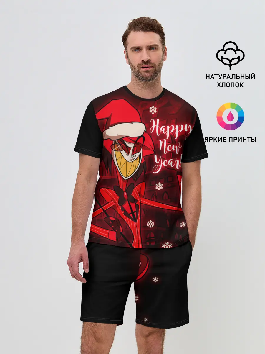 Мужской костюм с шортами / Новогодний Отель Хазбин