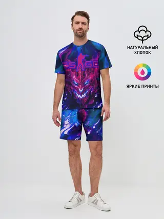 Мужской костюм с шортами / CS GO + текстура ТОП