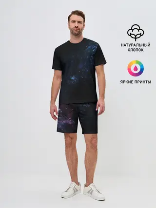Мужской костюм с шортами / Звезды