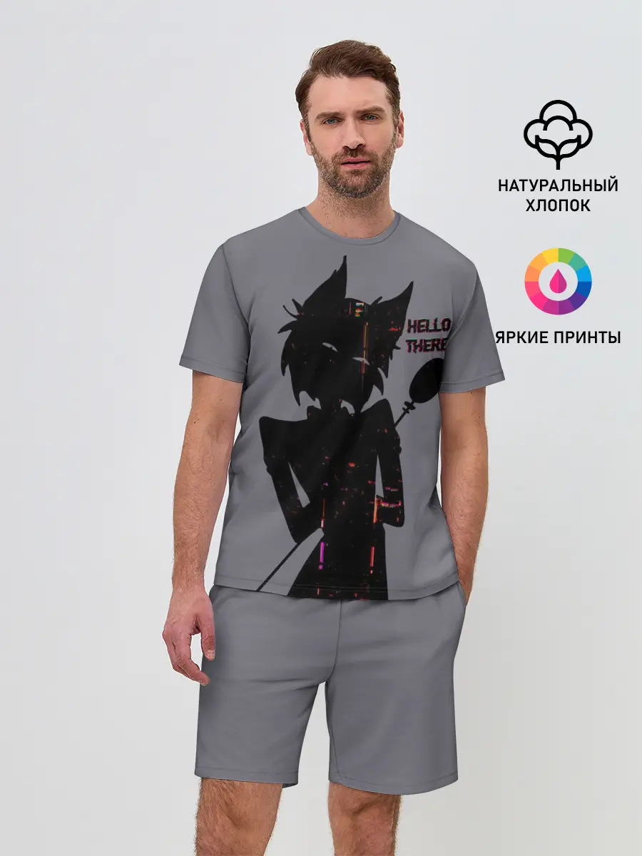 Мужской костюм с шортами / Отель Хазбин