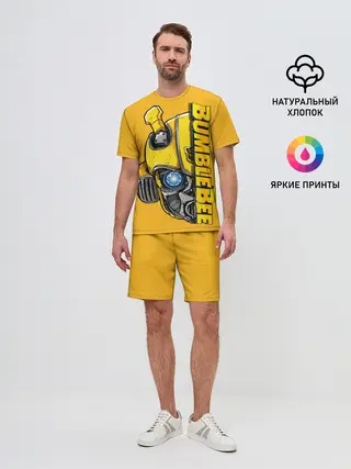 Мужской костюм с шортами / Transformers Bumblebee