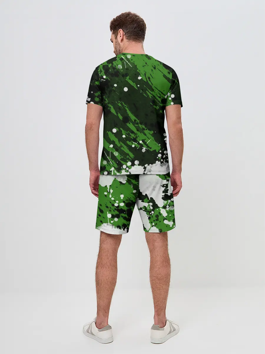 Мужской костюм с шортами / Minecraft / Майнкрафт