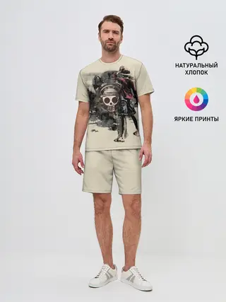 Мужской костюм с шортами / Пиратский остров One Piece