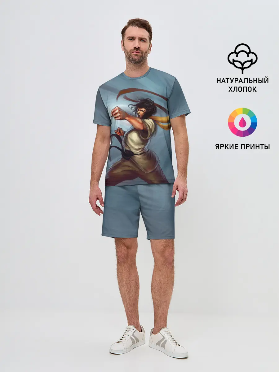 Мужской костюм с шортами / Karate girl