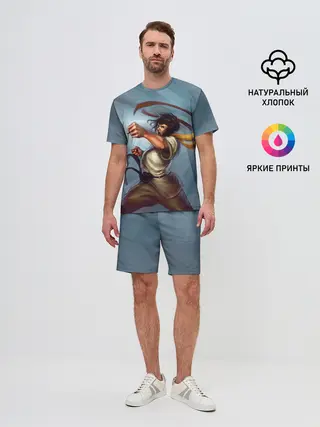 Мужской костюм с шортами / Karate girl