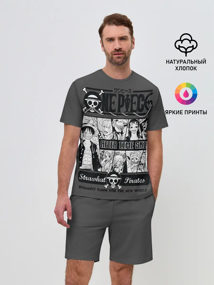 Мужской костюм с шортами / Манга One Piece