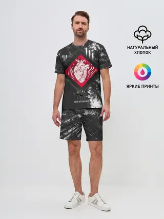 Мужской костюм с шортами / DBD - beating heart