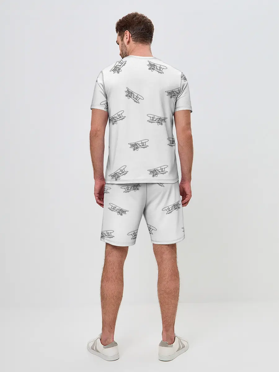 Мужской костюм с шортами / Самолеты к бою!