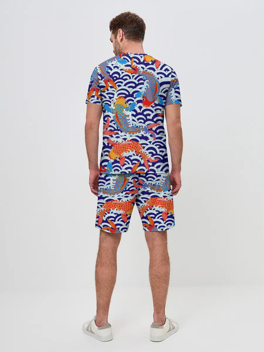 Мужской костюм с шортами / Карп Кои