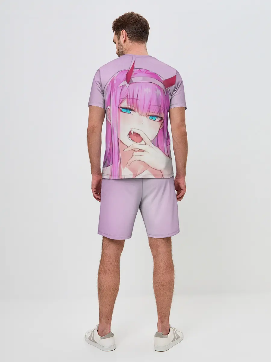 Мужской костюм с шортами / ахегао зеро ту