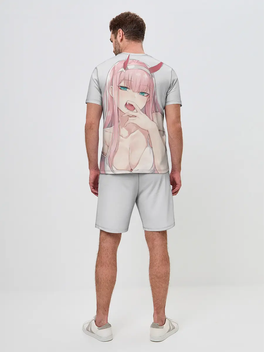 Мужской костюм с шортами / Ahegao Zero Two