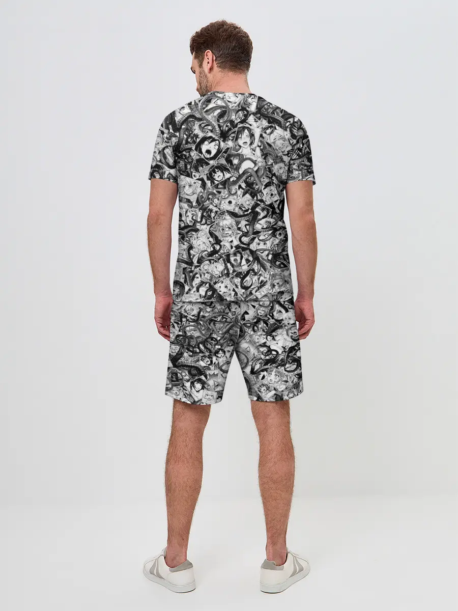 Мужской костюм с шортами / Ахегао с щупальцами