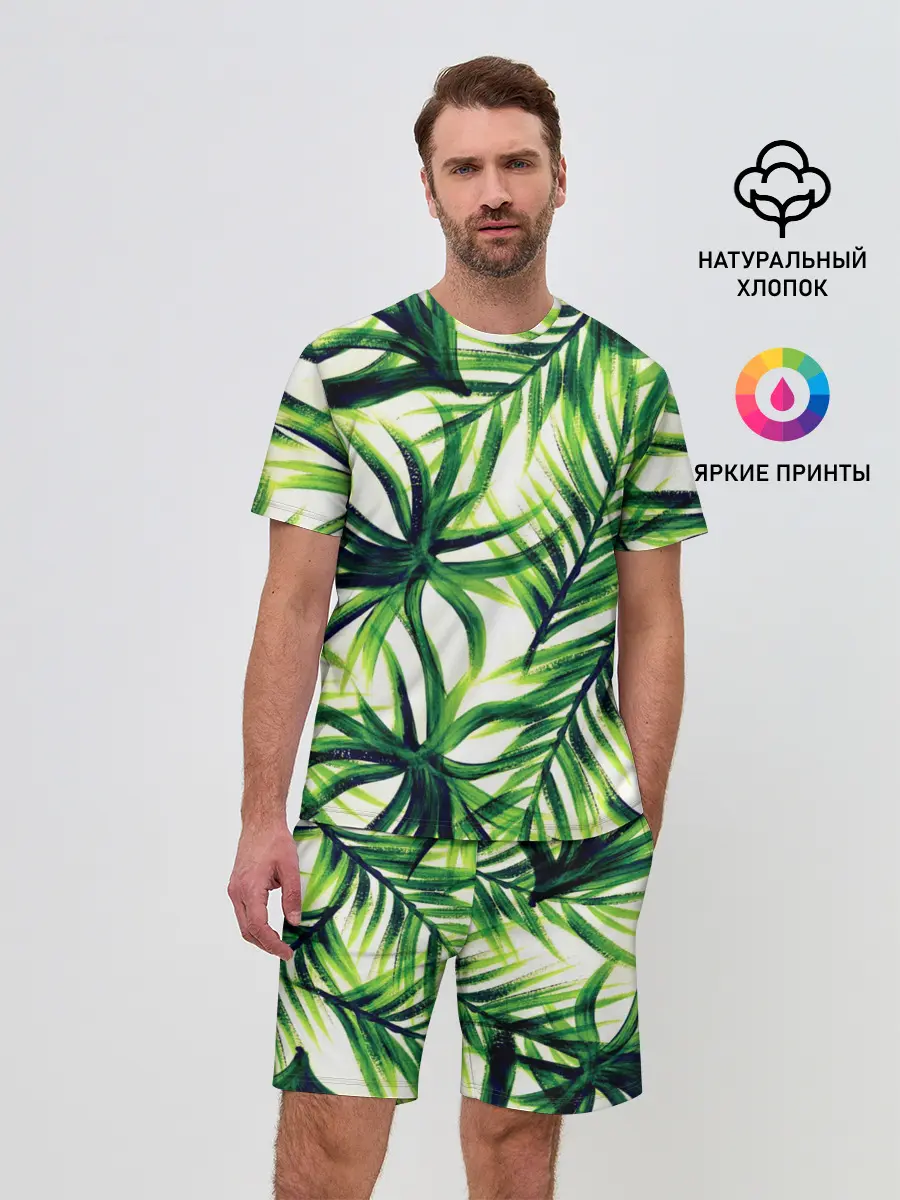 Мужской костюм с шортами / Тропики