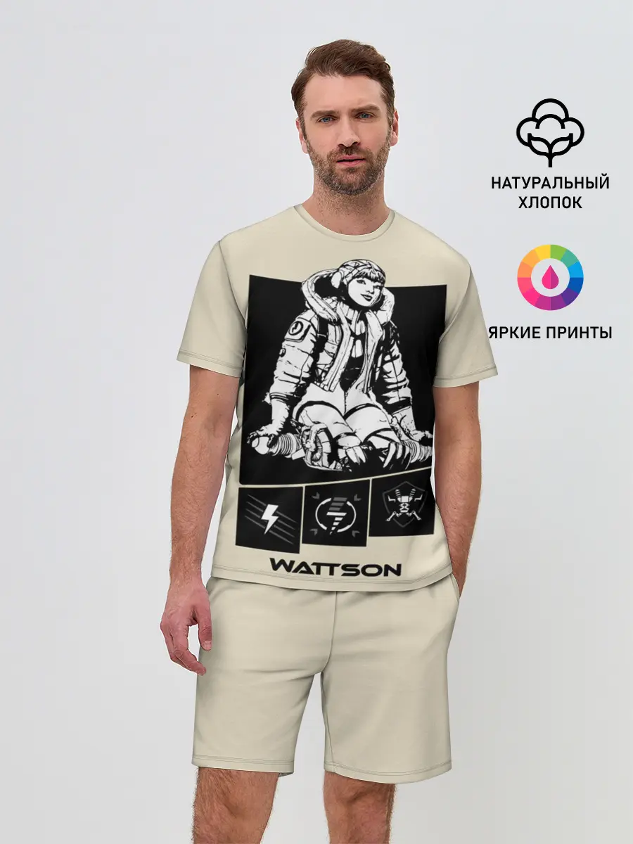 Мужской костюм с шортами / Apex Legends Wattson