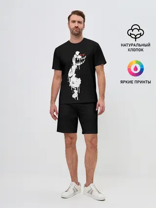 Мужской костюм с шортами / MONOKUMA в темноте