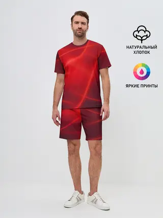 Мужской костюм с шортами / Плавные Линии