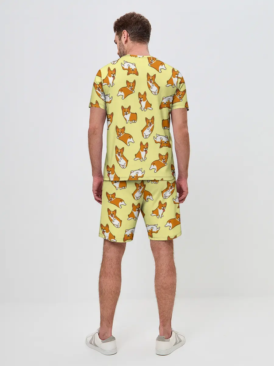 Мужской костюм с шортами / Корги