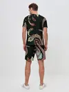 Мужской костюм с шортами / Расписной узор