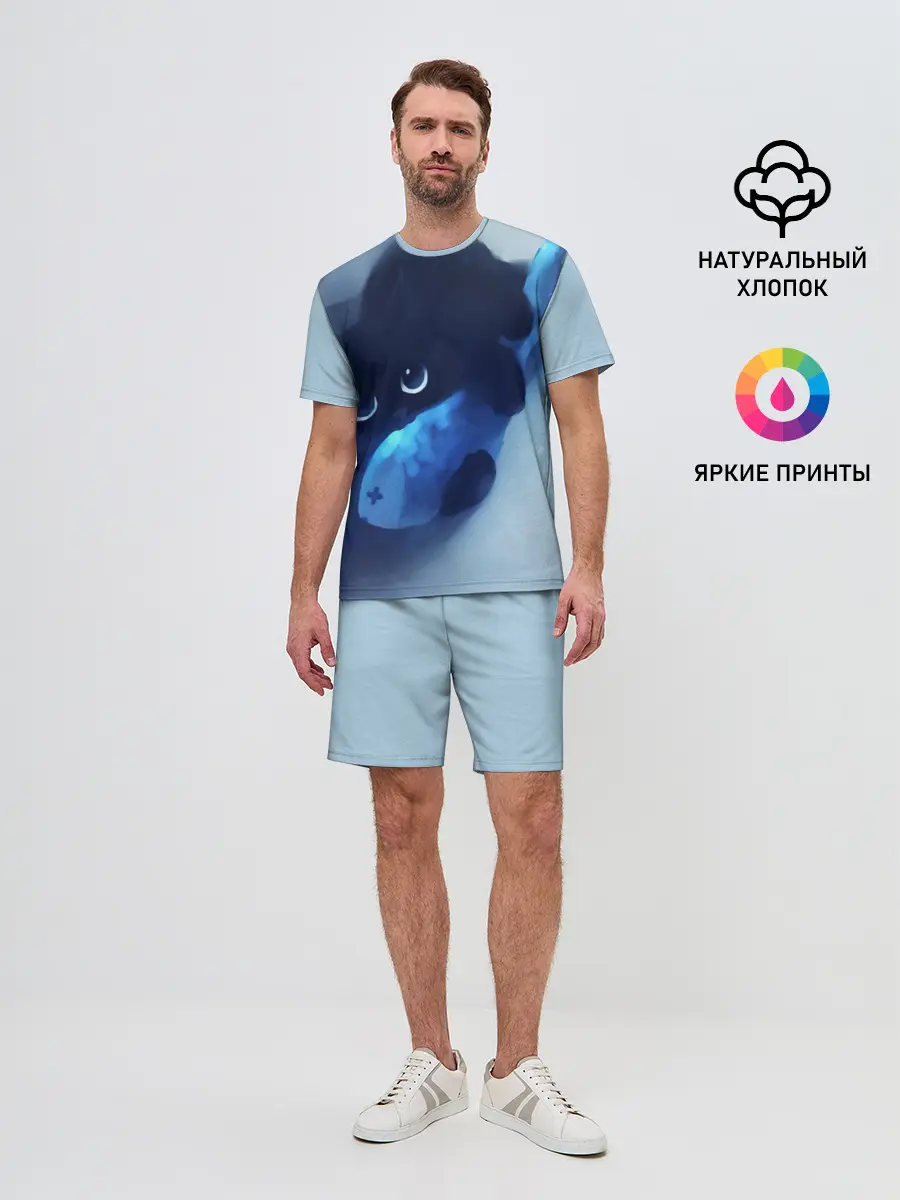 Мужской костюм с шортами / Аниме CAT