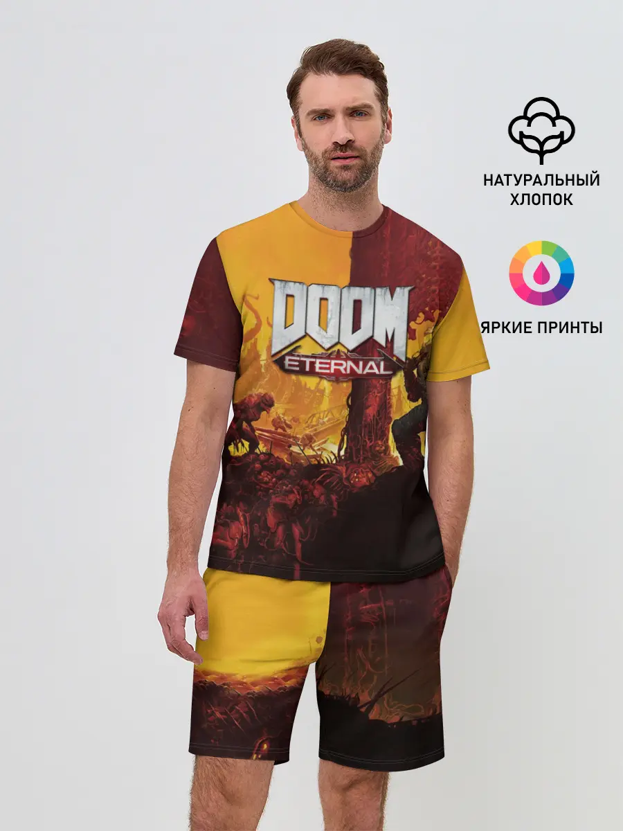 Мужской костюм с шортами / DOOM eternal 2020
