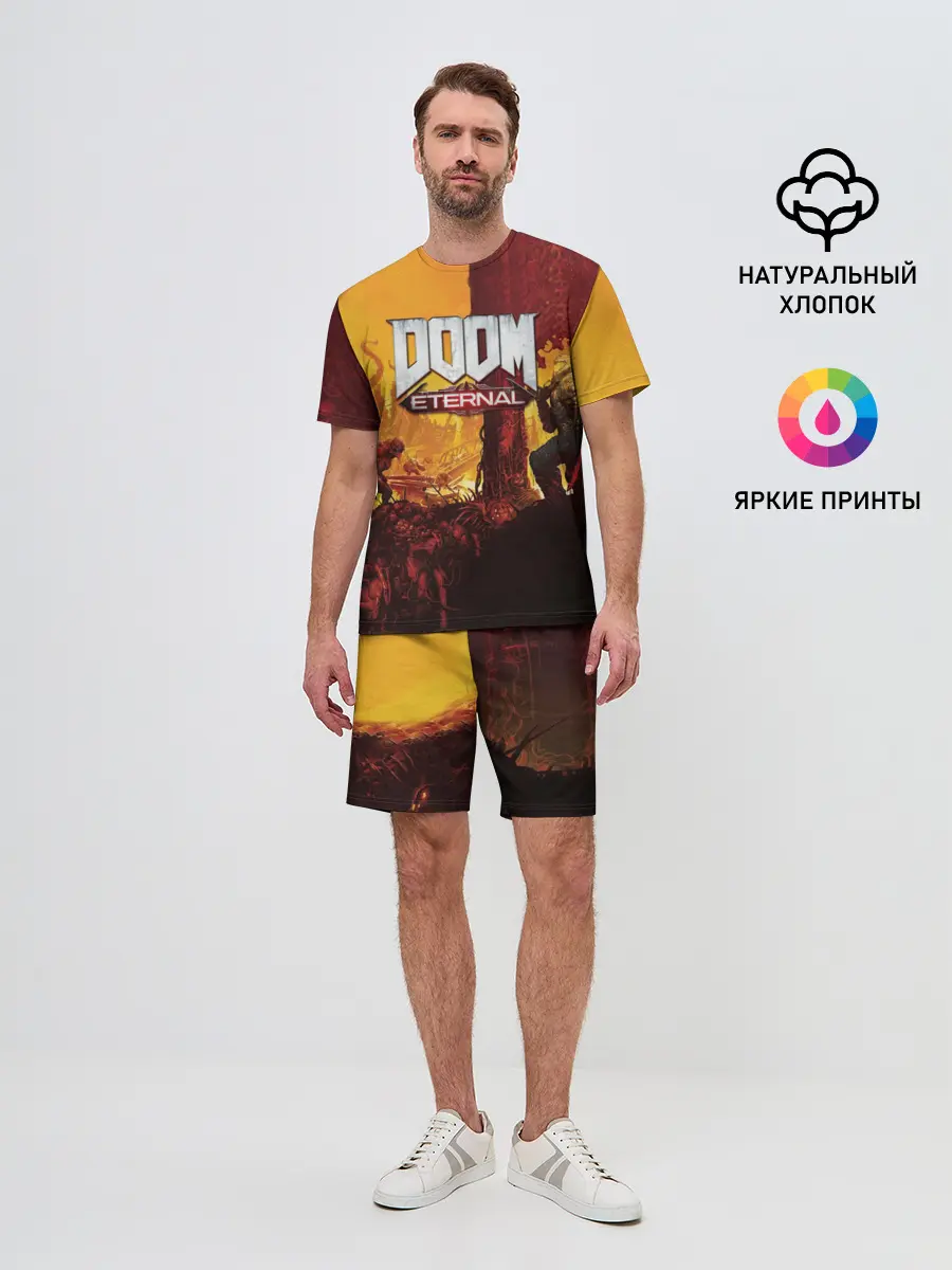 Мужской костюм с шортами / DOOM eternal 2020