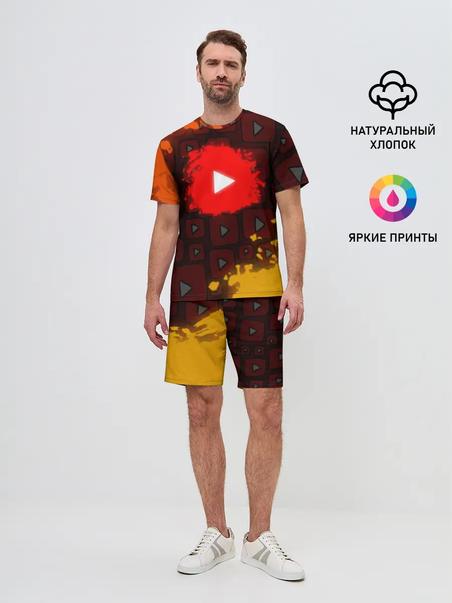 Мужской костюм с шортами / YouTube