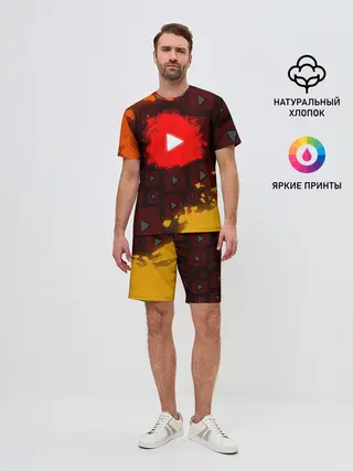 Мужской костюм с шортами / YouTube