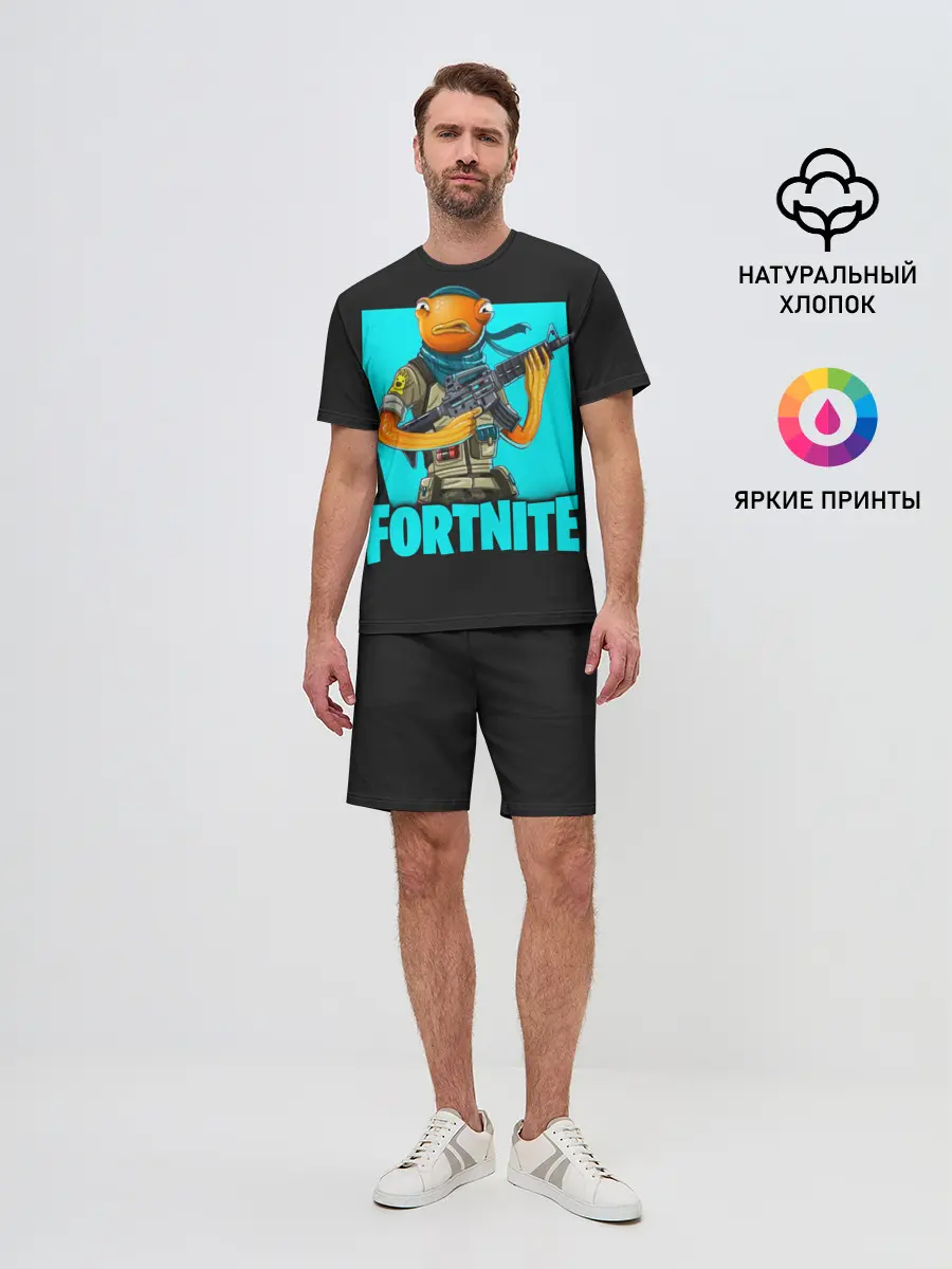 Мужской костюм с шортами / Fortnite