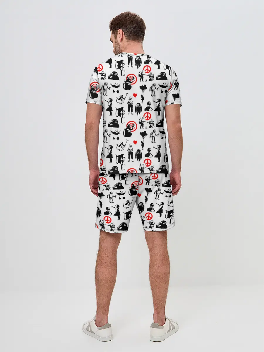 Мужской костюм с шортами / Banksy