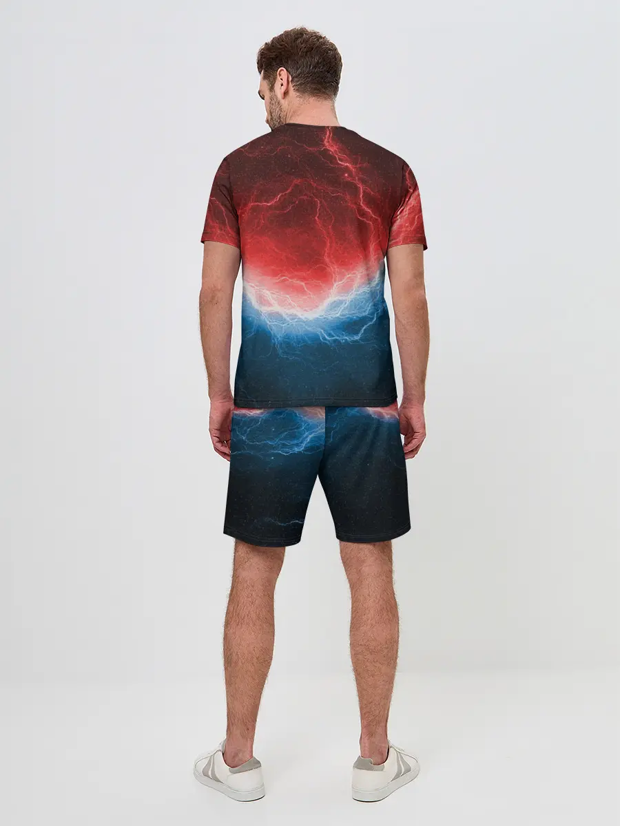 Мужской костюм с шортами / Огонь и лёд