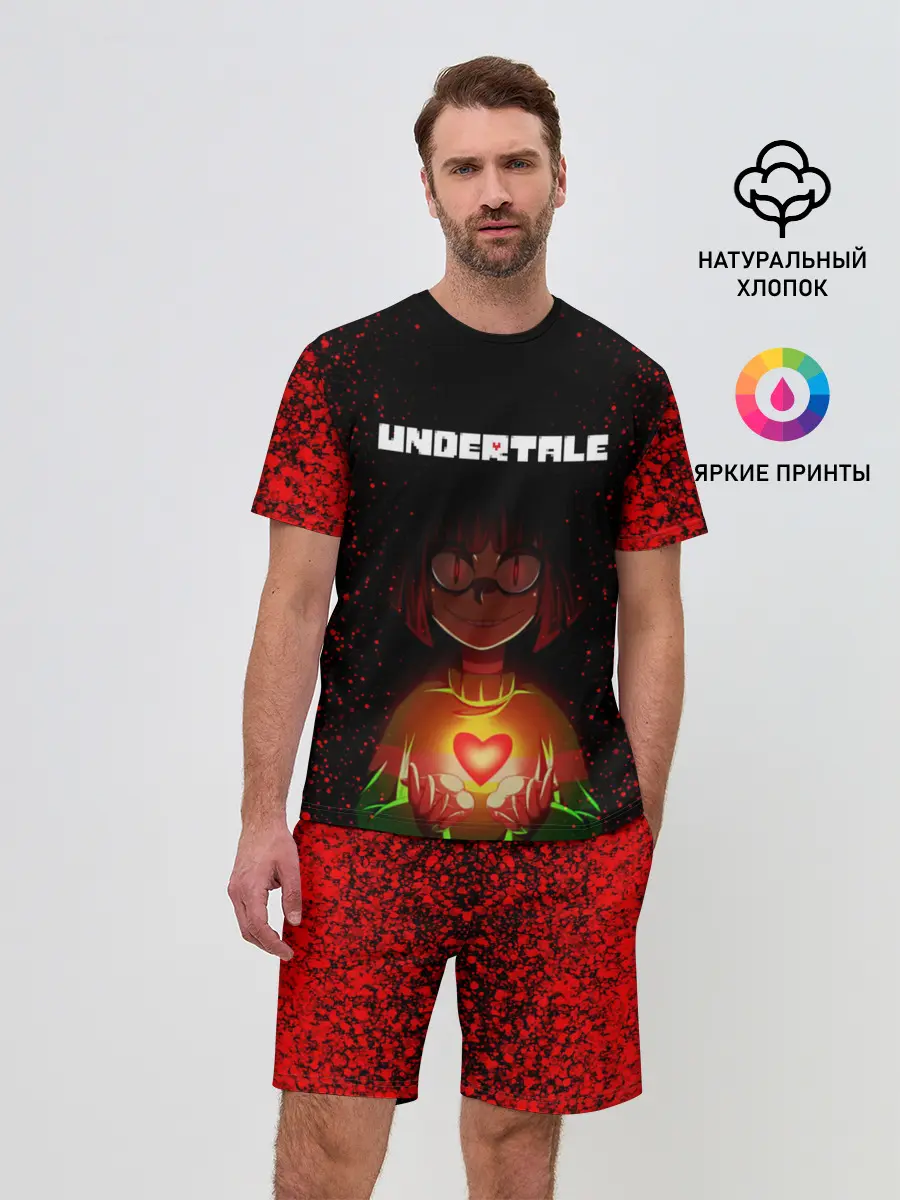 Мужской костюм с шортами / UNDERTALE CHARA