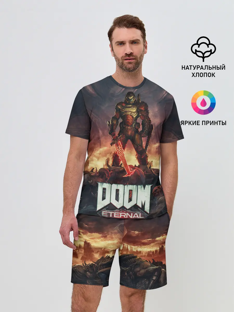 Мужской костюм с шортами / DOOM ETERNAL
