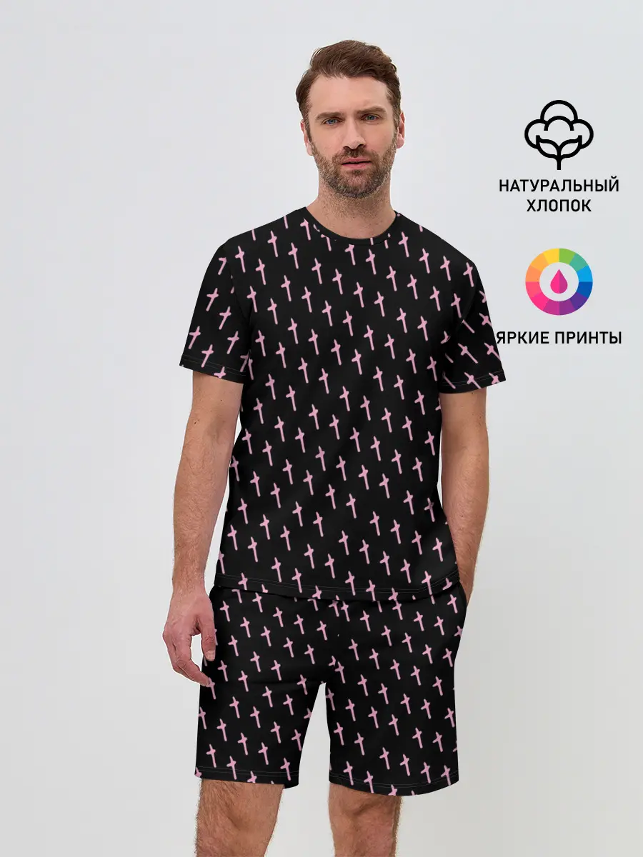 Мужской костюм с шортами / LiL PEEP Pattern