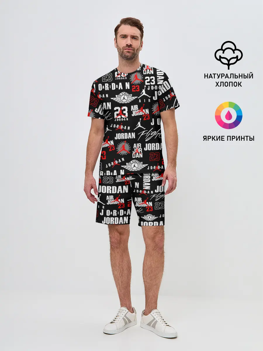 Мужской костюм с шортами / MICHAEL JORDAN LOGOBOMBING