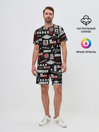 Мужской костюм с шортами / MICHAEL JORDAN LOGOBOMBING