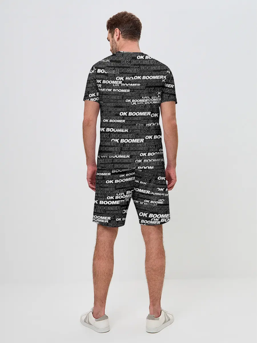 Мужской костюм с шортами / OK BOOMER