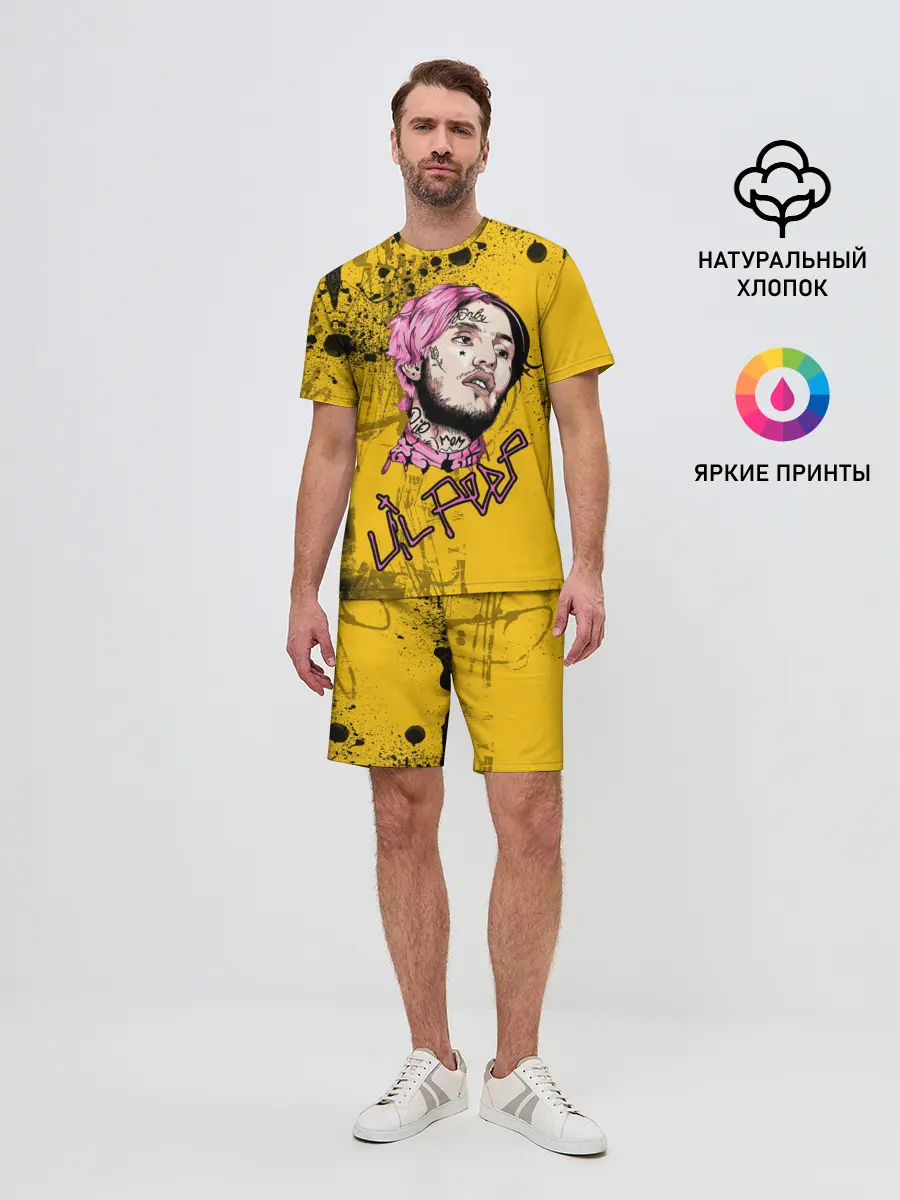 Мужской костюм с шортами / Lil Peep