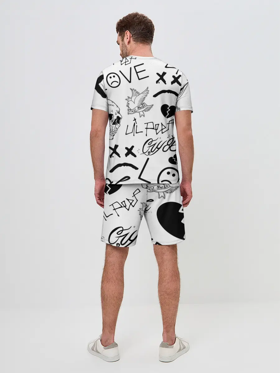 Мужской костюм с шортами / Lil Peep