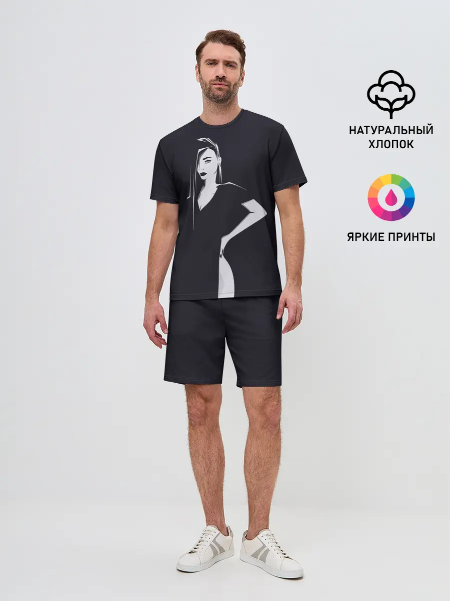 Мужской костюм с шортами / Girl