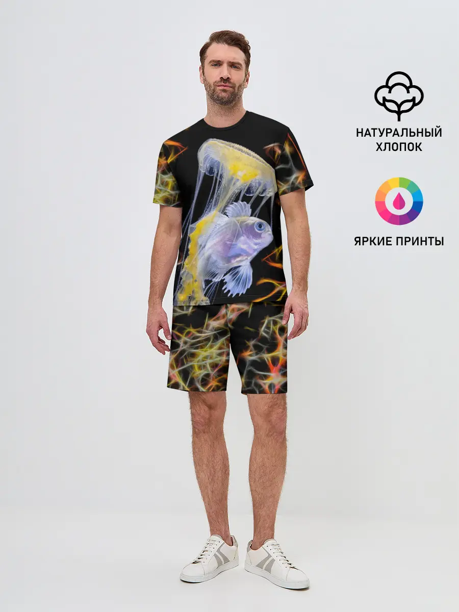 Мужской костюм с шортами / медуза