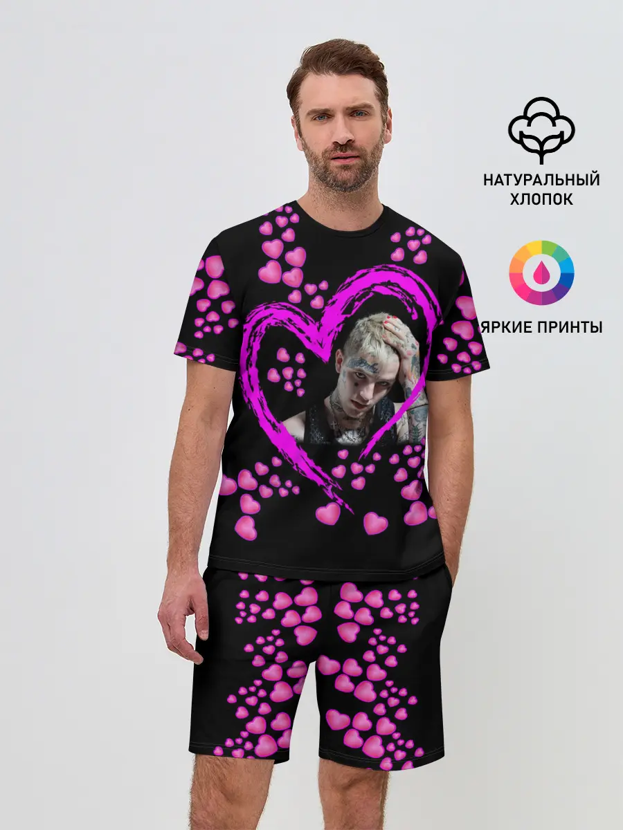 Мужской костюм с шортами / Lil Peep