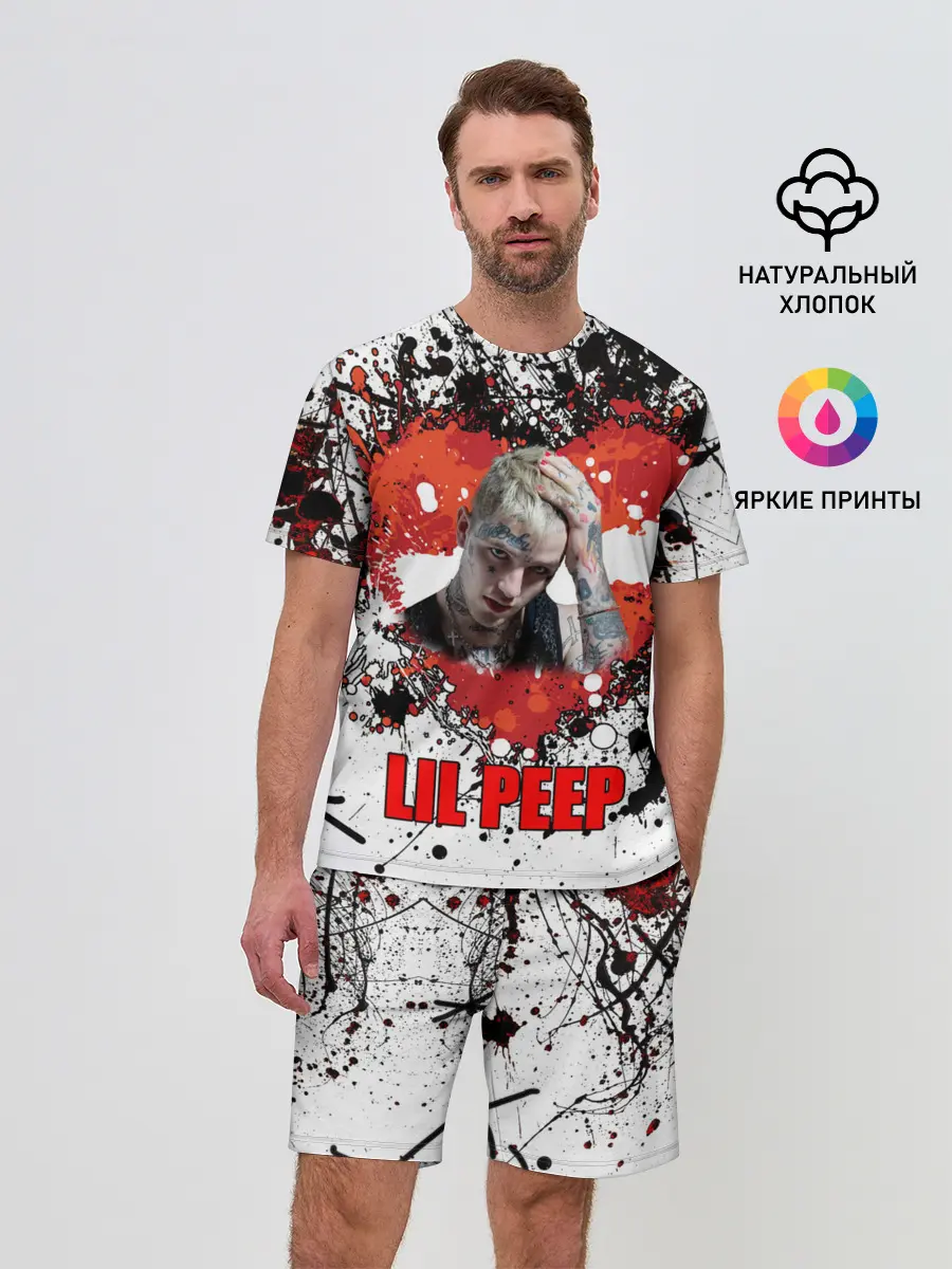 Мужской костюм с шортами / Lil Peep