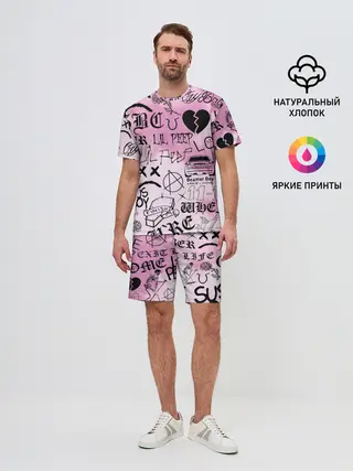 Мужской костюм с шортами / LIL PEEP.