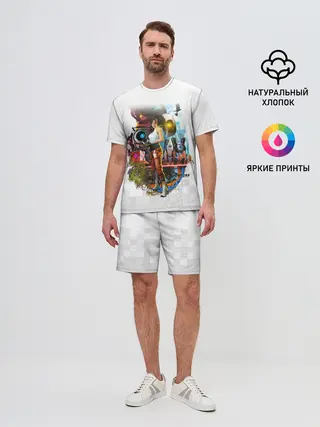 Мужской костюм с шортами / PORTAL 2 | ПОРТАЛ 2 ЧЕЛЛ