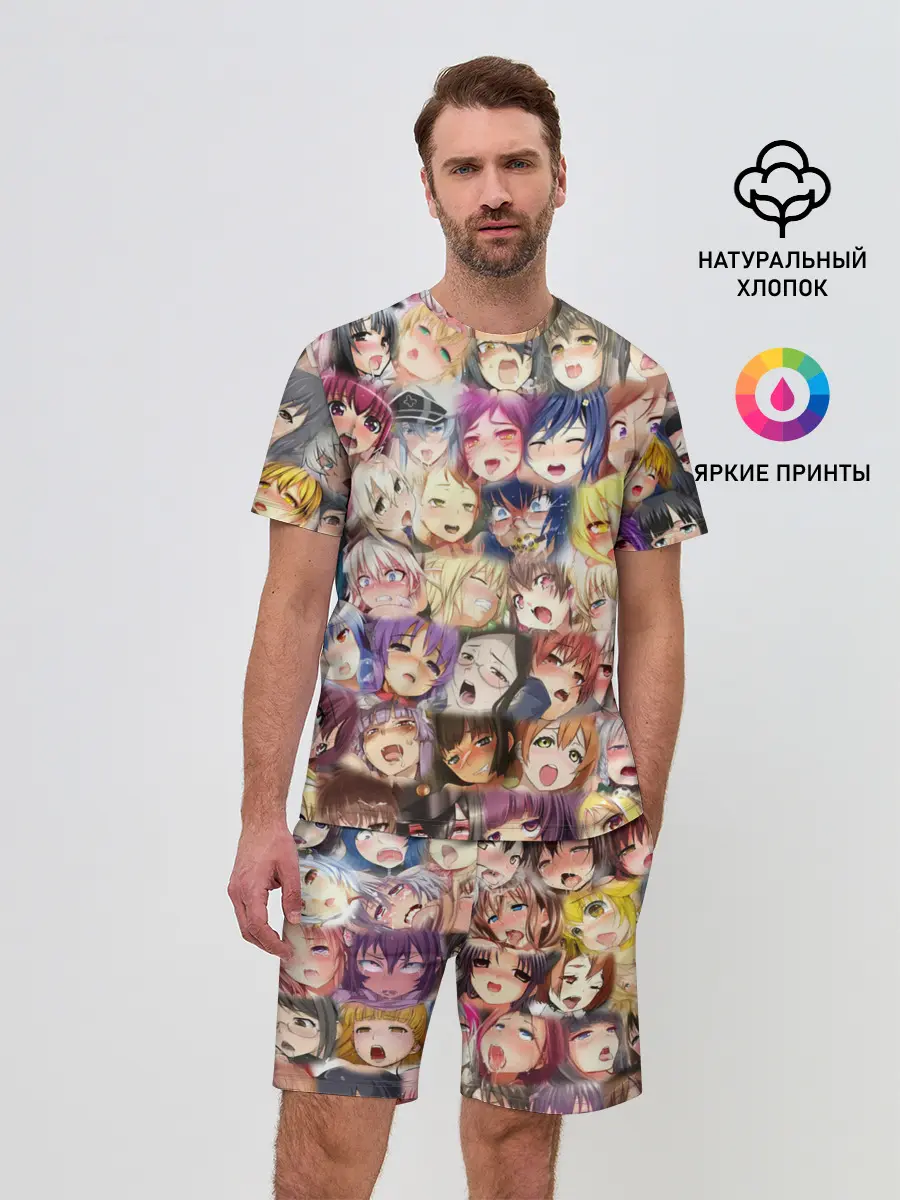 Мужской костюм с шортами / MANY FACES OF AHEGAO! color