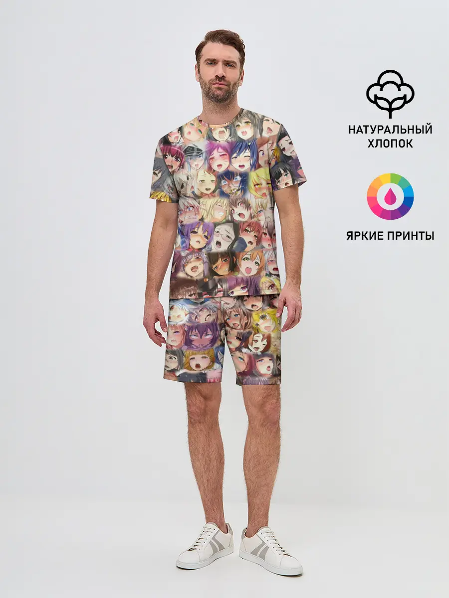 Мужской костюм с шортами / MANY FACES OF AHEGAO! color