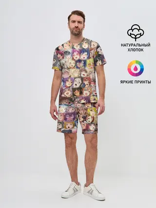 Мужской костюм с шортами / MANY FACES OF AHEGAO! color